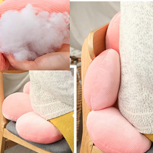 OUKEYI Flower Floor Pillow Daisy Flower Shape Cushion Cute Seating Pad Chair Cushion Oversized Throw Pillow,for Home Decoration Kids Girls Women Gifts (White Daisy - Image 4