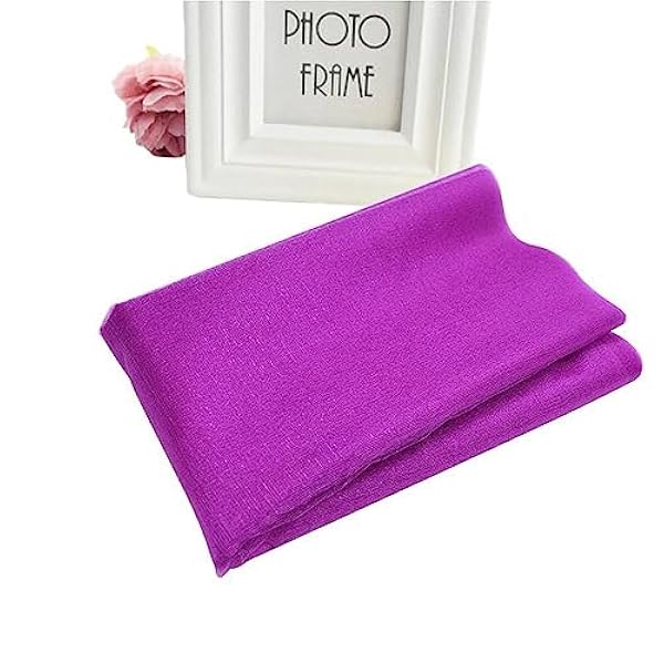 5/10M Sheer Crystal Bruiloft Tule Rol Organza Stof Voor Ceremonie Feest Rustieke Bruiloft Decor DIY Bruiloft Organza Stoel Sjerpen,B15,roze paars,0.48x5m