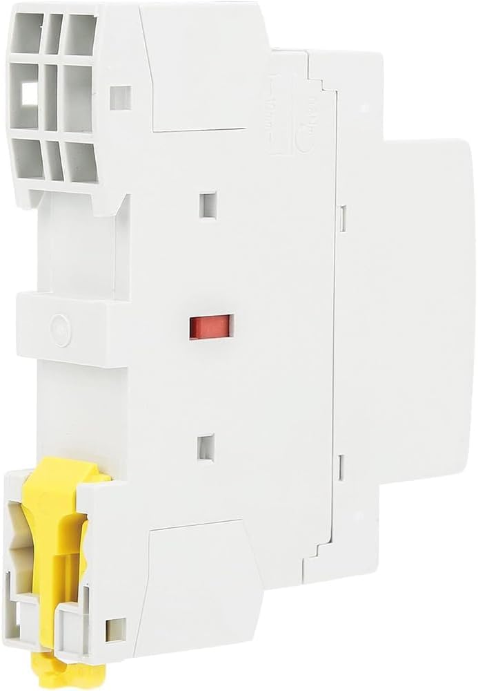 2 Pezzi Relè DC, BCH8-25 2NO 50/60HZ 25A Relè per Casa 12V/24V Tensione Bobina, Montaggio su Guida DIN, per Sistema di Controllo Intelligente di Circuito di Alimentazione (DC 12V)