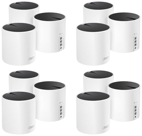 Image of TP-Link Deco X55 AX3000 WiFi 6 Mesh System - Covers up to 6500 Sq.Ft,Replaces Wireless Router and Extender,3 Gigabit Ports per Unit,Supports Ethernet Backhaul,Deco X55,(Pack of 12)