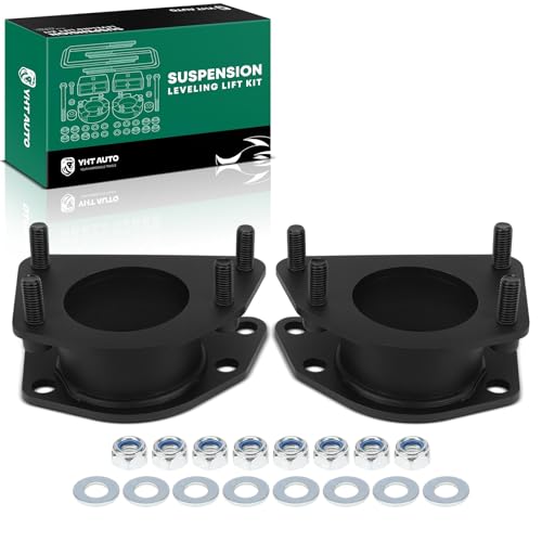 YHTAUTO 2.5 inch Front Leveling Lift Kit Compatible with Dodge Nitro 2007-2012, Jeep Liberty 2002-2012 KJ/KK, Steel Strut Spacers Suspension Leveling Kit w/Hardware Kit Set of 2