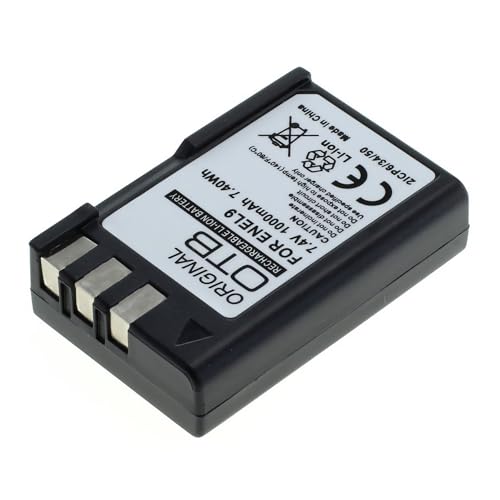 Batería EN-EL9 compatible con Nikon D3000 D5000 D40 D60 repuesto OTB 2