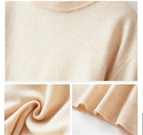 Men's Sweater O-Neck Pullover Loose Oversize Long-Sleeved Knit Bottoming Sweater3