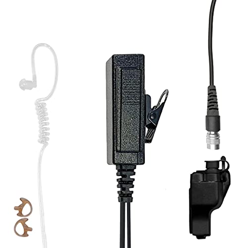 Mic & Earpiece Radio Kit - Quick Disconnect Compatible with Motorola XTS1500 XTS2500 XTS3000 XTS3500 XTS5000 MT2000 MTS2000 HT1000 PR1500 & More 