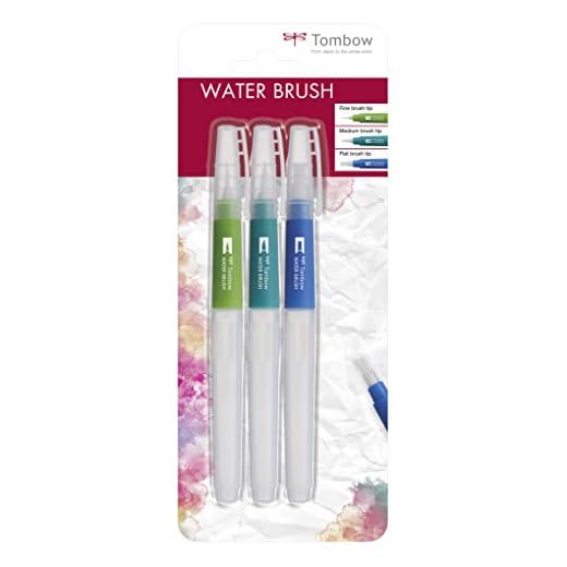 Tombow WB-3P Brush Set with Reservoir