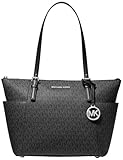 Michael Kors Bolsa con cremallera superior Jet Set, talla de un talla