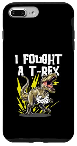 Dinosaurio Lesión de Recuperación de Brazo Roto, Luché Con Humor T-Rex Carcasa para iPhone 7 Plus/8 Plus