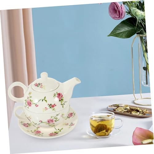 Théière à café en céramique idéale pour le thé à fleurs du dimanche
