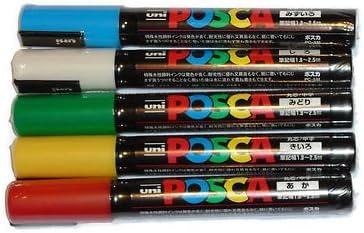 DTC New Beekeeper 5 pcs Queen bee Marking Pen Set BeekeepingTool (Fluorescent Marker Leto Brand)