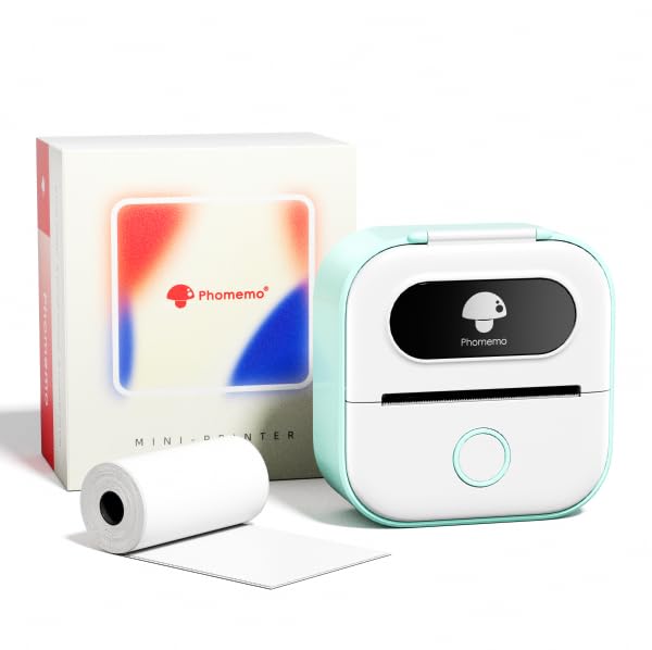 Phomemo Sticker Printer - Y02C Mini Pocket,Portable Thermal Bluetooth Pocket,Mini Sticker Printer...