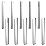 Yuanchu 10 Pcs Crumbers for Servers, Stainless Steel Table Crumb Sweeper Crumb Catcher Scraper for Restaurants and Homes Table Crumber Tool for Waiters Waitresses(Silver)