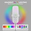 USB Microphone with RGB Lighting,Professional Condenser Mic with Monitor Port & OTG Adapter,Cardioid & Omnidirectional,Tap-to-Mute for Streaming,Podcasting,Gaming,Recording on PC,Mac, Mobile Phone #2