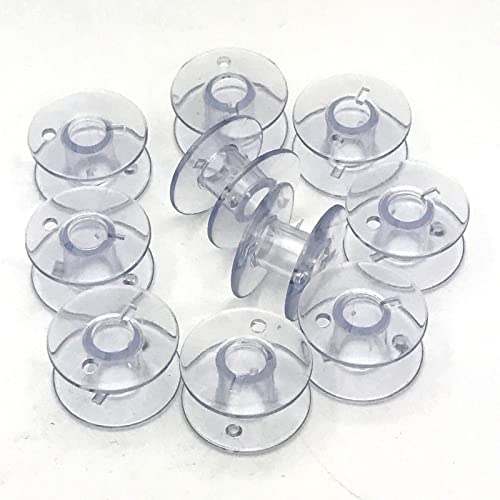 BAIJAC (10 Pack) Replacement for BOBBINS Plastic Elna 6001 6003 6003Q 6004 6600 7200 7300 8006