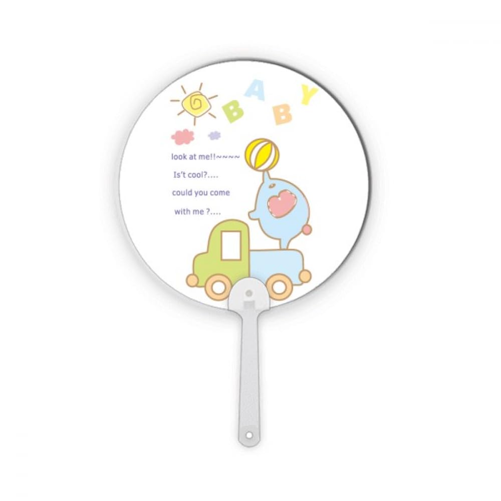 Mini ventilateur portable éléphant mignon pour décoration de chambre d'enfant