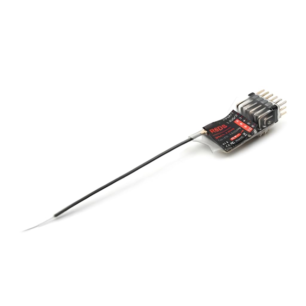 R6DS Receiver 2.4G 6CH PPM PWM SBUS Output for AT9 AT9S AT10 AT10II Transmitter