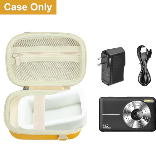 Funda Compacta y Resistente para Cámara, Color Amarillo miniatura 3
