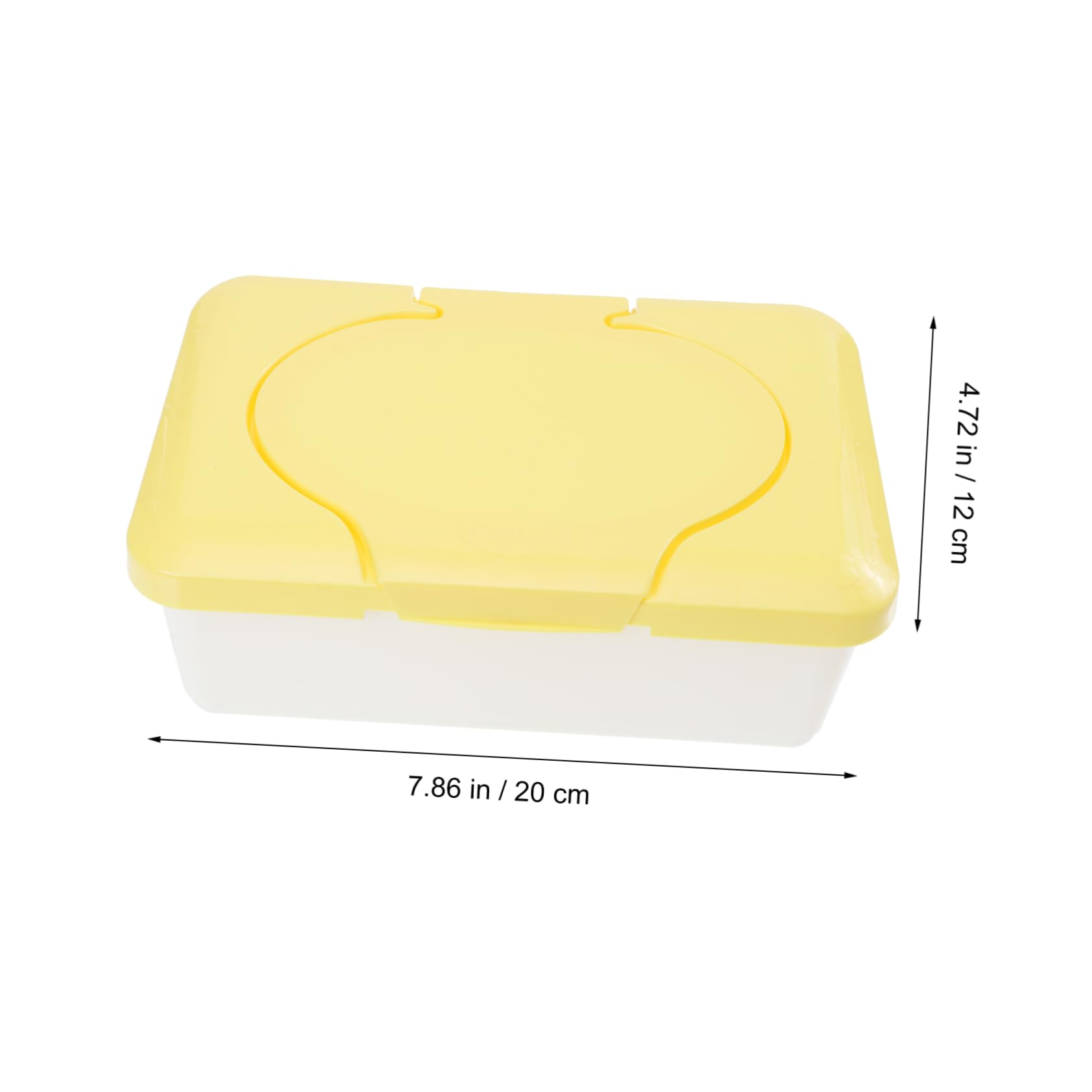 BESPORTBLE 3pcs Portable Wet Tissue Organizer with Lid Refillable Wipes Storage Box for Wipes Cosmetics and Items Lightweight and Compact Design for and Use Color