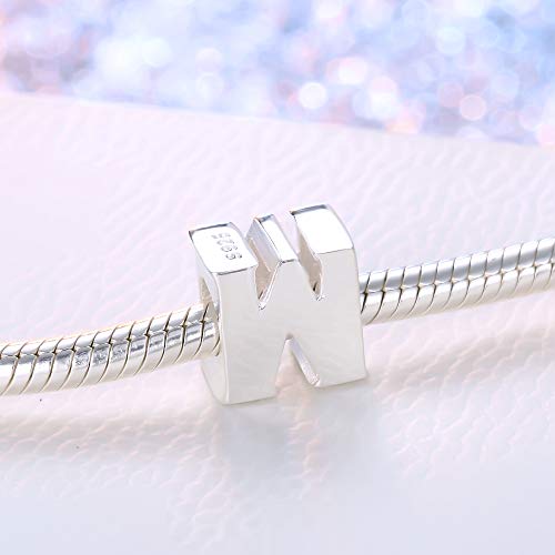 Charm con lettera dell'alfabeto, A, in vero