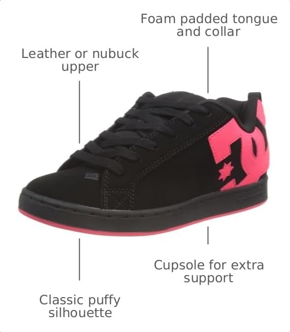 Image of DC Womens Dc Women's Court Graffik Casual Skate Shoe