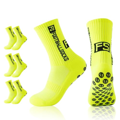 3 Pares de Calcetines de Fútbol Antideslizantes- Para Hombre y