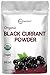 Micro Ingredients Organic Black Currant Powder, 6 Ounce, Rich in Antioxidants, Anthocyanins and Vitamin C, Non-GMO and Vegan Friendly