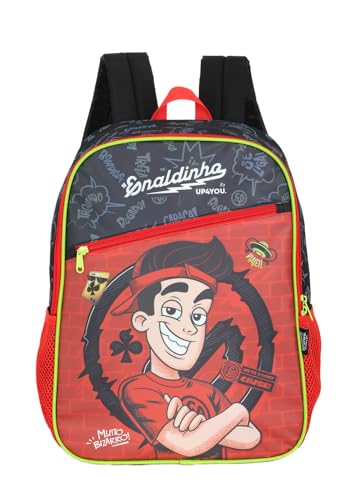 Mochila Costas Escolar UP4YOU Enaldinho Licenciada New (Vermelho)