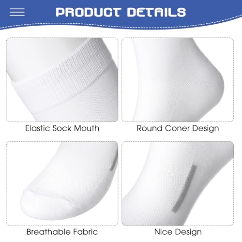 Image of Haysandy 3 Pairs Baseball Socks Bulk Softball Youth