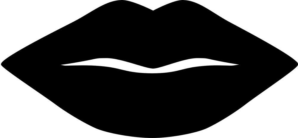 Securit Silhouette Kiss Wall Chalk Board, Plastic, Black