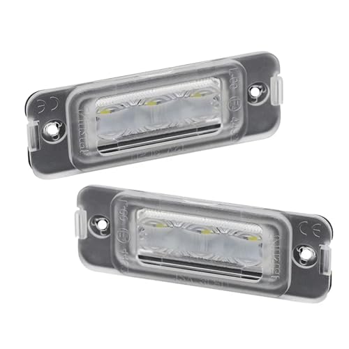 Luz de matrícula de 18 LED blanca de alta intensidad para Benz W164 X164 y W251