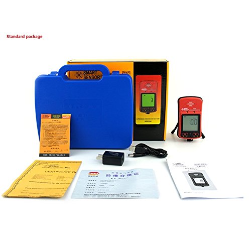 Handheld NO2 Gas Leak Detector 0-20PPM Portable LCD Display Rechargeable Li-battery Powered Digital Nitrogen Dioxide Gas Monitor