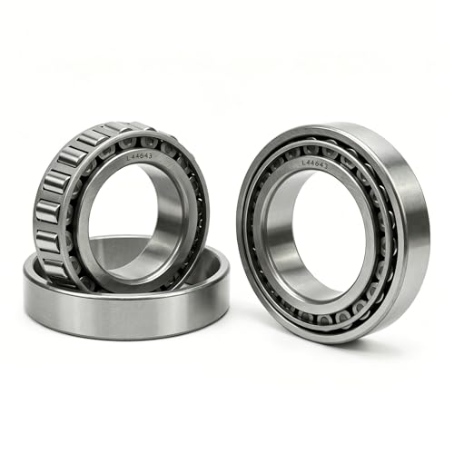 2 Sets Wheel Bearings -L44643 / L44610 Tapered Roller Bearing Cone and Cup 1.0000 Bore x 1.9800 OD Chrome Steel Taper Bearing