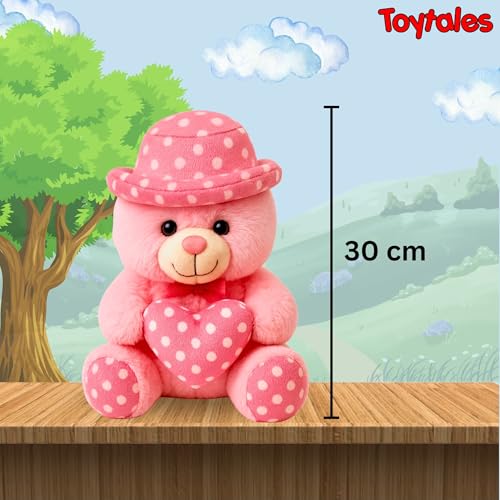 Image of TOYTALES Soft Toy Combo Pack Cute Cap Teddy Bear with Hat & Little Dog Plush Toys for Kids (Pack of 2)