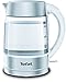TEFAL Glass Kettle KI772138 Szklany czajnik elektryczny 1,7L, 2200W, Szkło odporne na zmiany temperatury, Elegancja i funkcjonalność, Filtr antywapienny, Obrotowa podstawa 360