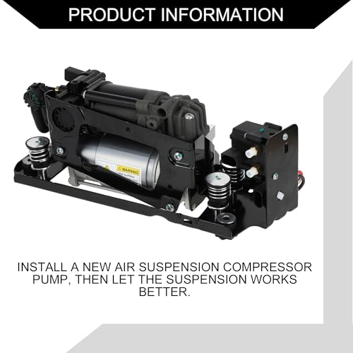 Hihaha Keine. 37206789450 Luftfederkompressor mit Halterung und Ventil für BMW 530i 540i Basis 2017 / Niedriger Luftfahrtpumpe/Stabil / 1 Stück