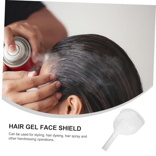 Protector facial ajustable para coloración y peinado miniatura 4