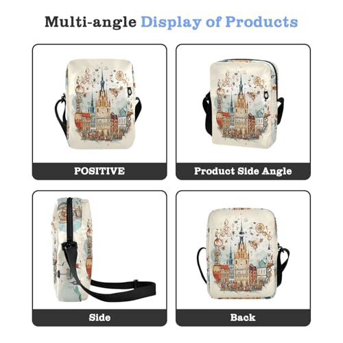 messenger bag for men shoulder bags Shoulder Hand Bag For Woman Adjustable Strap for School School- Munich Oktoberfest Beer Castle4