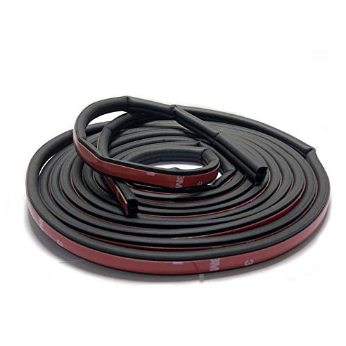 16Ft(5M) B-Shape Rubber Strip Seal Weather-strip For Car Side Door/Rear Trunk/Hood