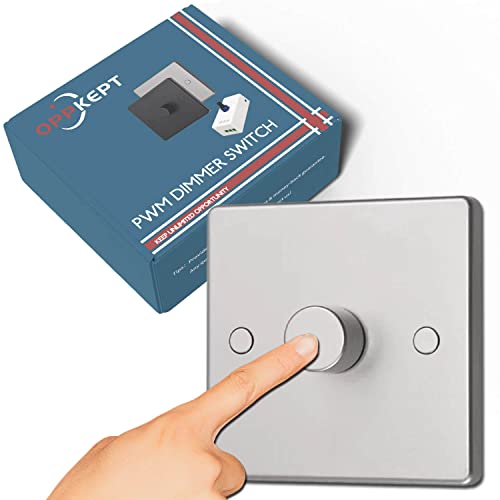 OPPKEPT 12V RV Dimmer Switch, Upgrade 12/24 Volt DC PWM Dimmer for LED