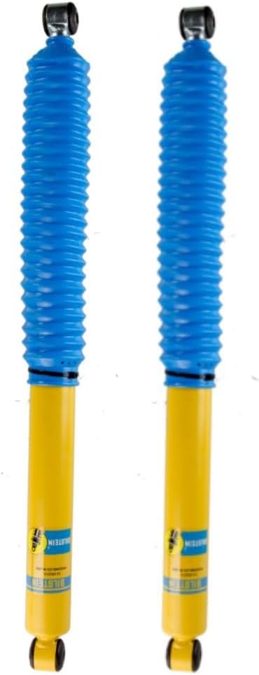 Bilstein 4600 Series Pair of Monotube Rear Shocks fits 2021 2025 F150 RWD XL XLT without Continously Controlled Damping | Includes TrendsAuto Decal