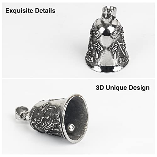 Image of Motorcycle Bell for Luck, Drive Safe Cycling Bells For Bikers Riders