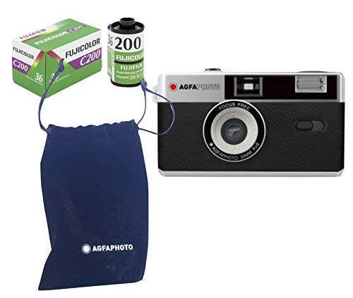 AgfaPhoto Kit Appareil Photo analogique 35 mm avec Film + Batterie...