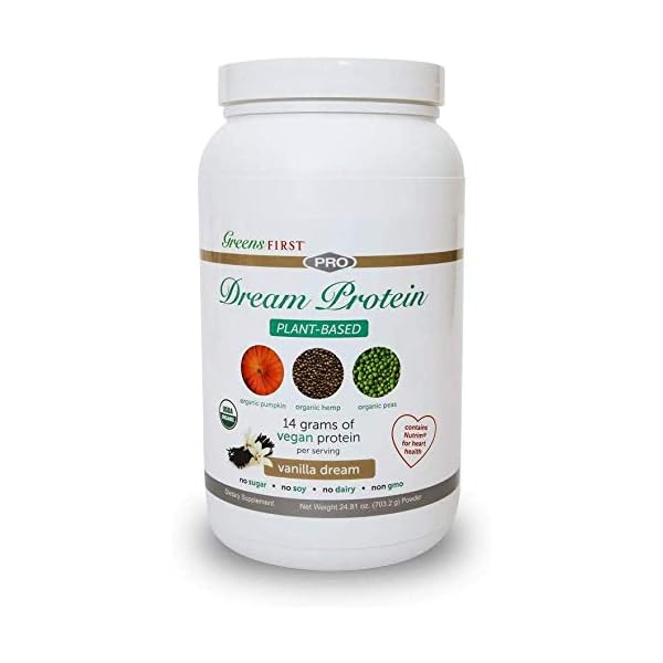 Greens First Dream Protein Plant Based USDA Organic Dietary
