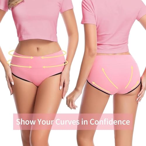 Image of DIVING DEEP Cotton Underwear for Women, High Waist Panties for Women, Womens Brief Cotton Underwear, Women's Panties - (Pack of 4)