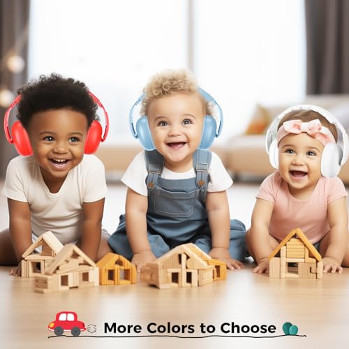 Procase PC-08364563 Baby Hearing Protection Ear Muffs For Noise, Nrr 26Db Noise Cancelling Headphones For Toddler Infant Newborn Autism thumb #5