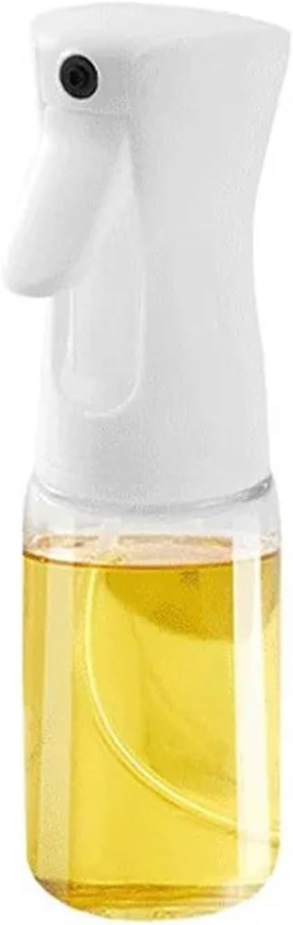 Oil Spray Bottle, 3pcs 300ml Oil Spray Bottle, Kitchen Cooking Sprayer Dispenser For Camping Baking, Vinegar Soy Sauce Container,for Salad Making, Baking(WHITE)