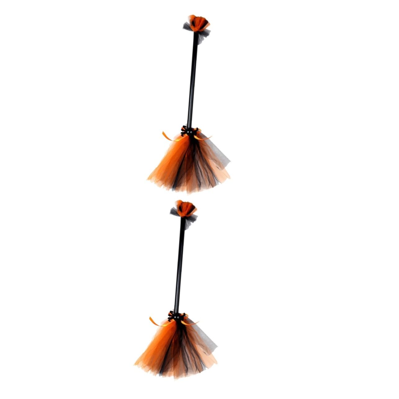 VICASKY 2pcs Halloween Broom Props Halloween Witch Broom Witch Halloween Archway Decorations Costumes Broom Halloween Witches Broom Decor Dress up Anime Cosplay Halloween Decoration Spooky