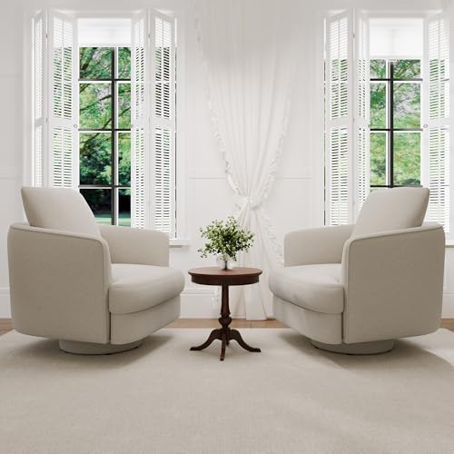 Sillón giratorio moderno tela menta producto único