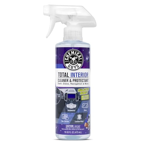 Chemical Guys Total Interior Cleaner & Protectant - (16 oz) All-in-One Car Interior Cleaner for Dash, Seats, Carpet, Glass, Vinyl, Leather, and Plastic - Galactic Scent