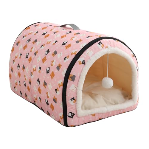 Cozy Cat Bed Cave, Cat Bed for Kittens and Small