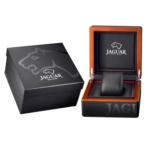 JAGUAR J861/4 Executive Collection 43,5 mm grön klocka med stålrem för män